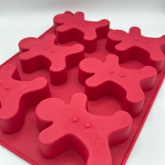 Gingerbread man silicone baking mold and spatulas - Picture 2 of 7